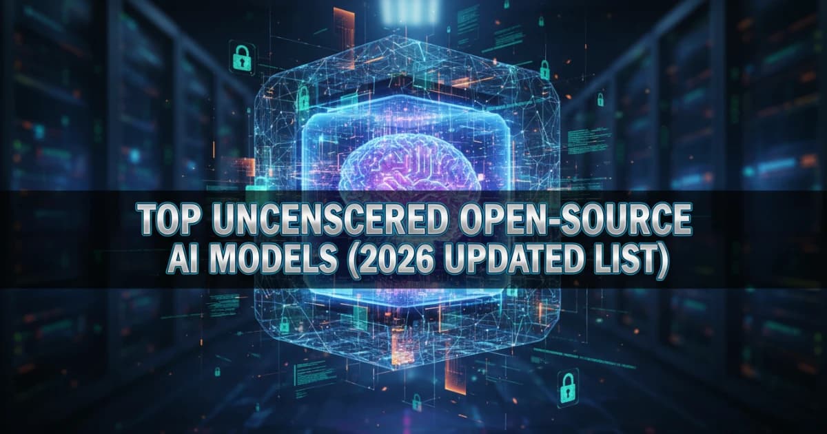 Top Uncensored Open-Source AI Models 2026 List