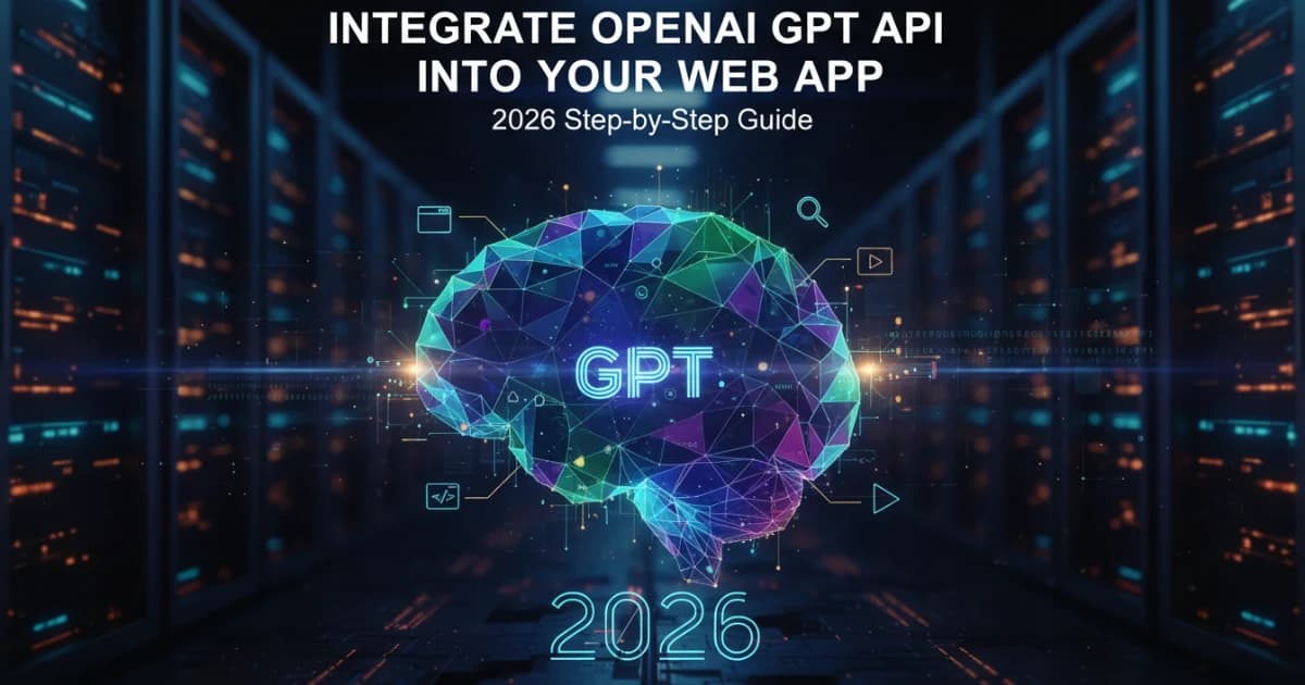Integrate OpenAI GPT API into Web Application 2026 Guide