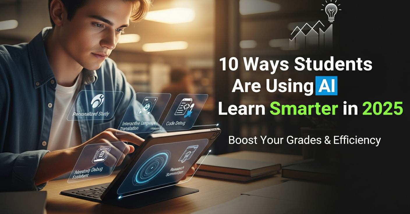 Students using AI tools to learn smarter