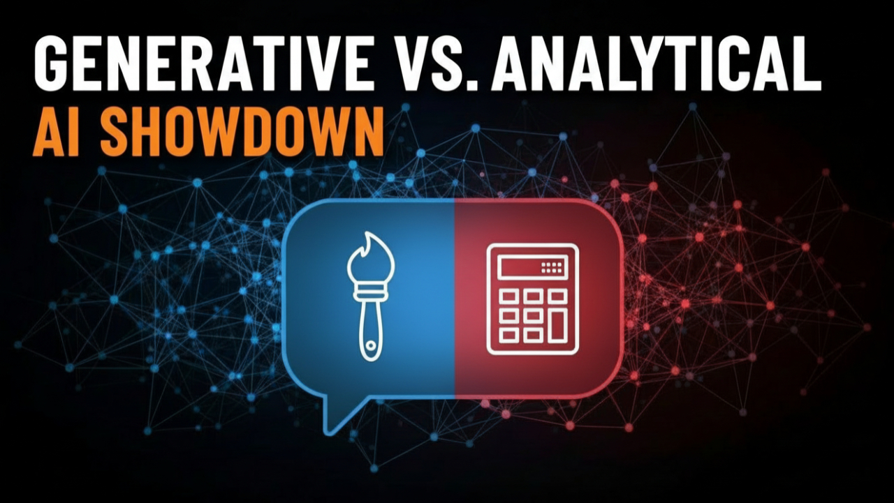 Generative AI vs Analytical AI